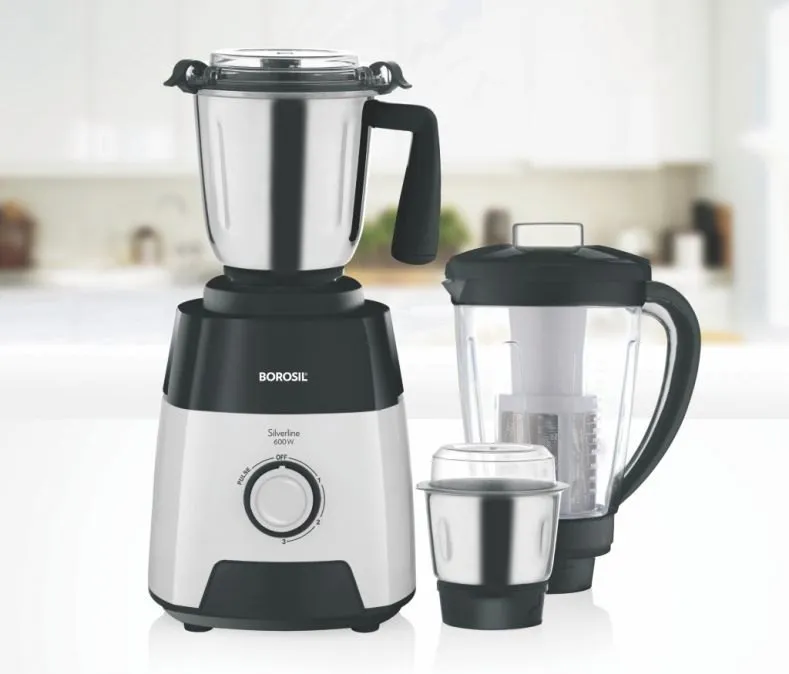 SILVERLINE 600W MIXER GRINDER (AM-HAMG600W15-BM)